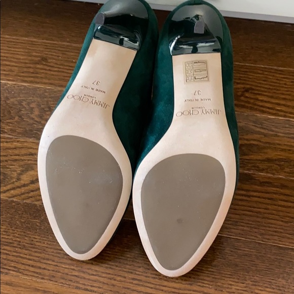 Jimmy Choo Dark Green Booty - Picture 2 of 4